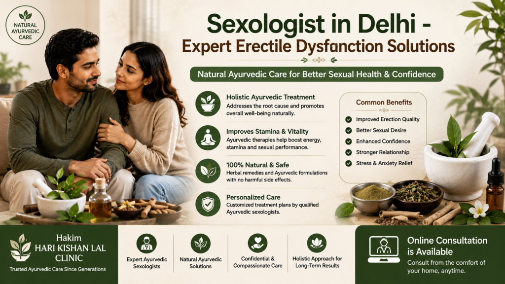 Guide for Couples by Sexologist in Delhi about Erectile Dysfunction